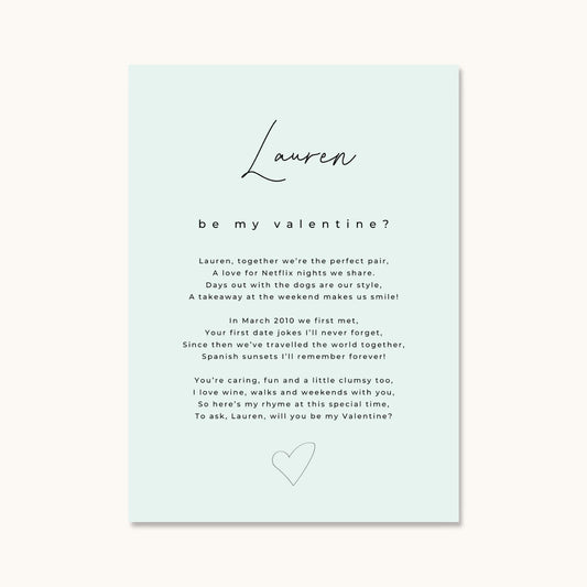 Valentine's Day Card For Her