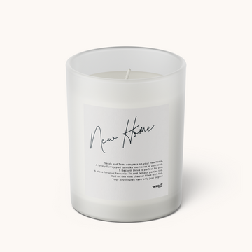 Personalised New Home Poem Candle