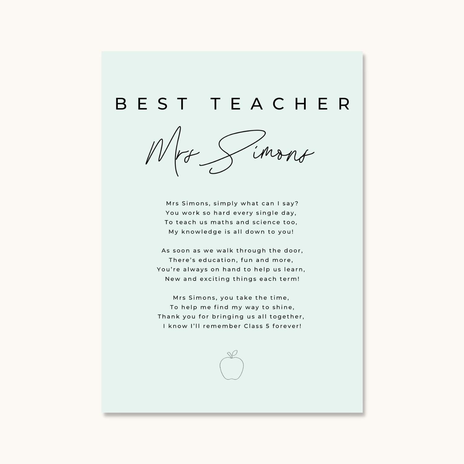 Teacher Card – www.wrdit.com