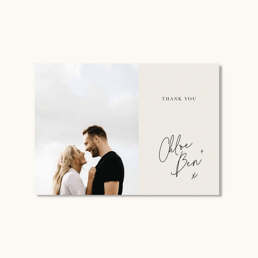 Classic Personalised Thank You Cards